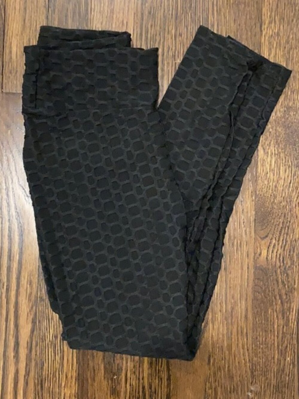 Ovahia Anti-Cellulite Push-Up Leggings, Black, size Medium